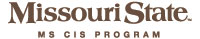 Missouri State MS CIS Program